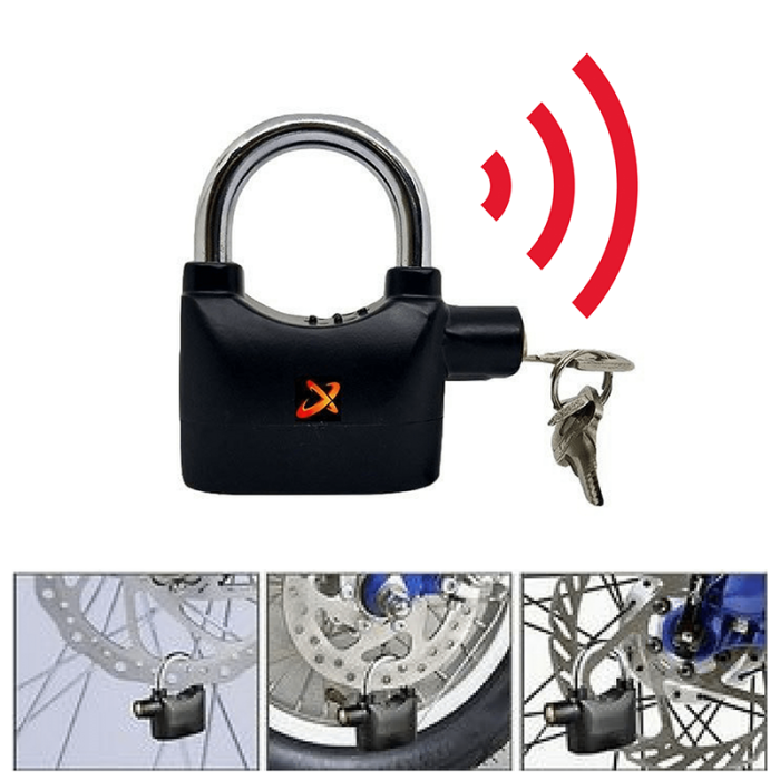 Security Alarm Lock - Black