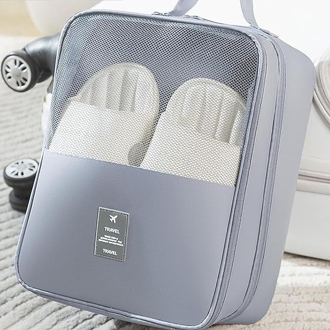 Waterproof shoe bag for travel